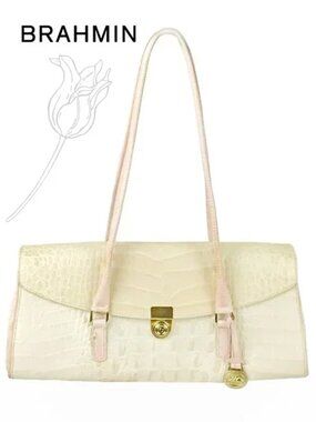 Brahmin Vintage Rosalie Leather Satchel